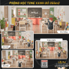 Phòng Học Tone Xanh Đỏ S55m2@0.48x