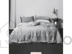 Bộ chăn/ga tencel xám nhạt (150 - 1)